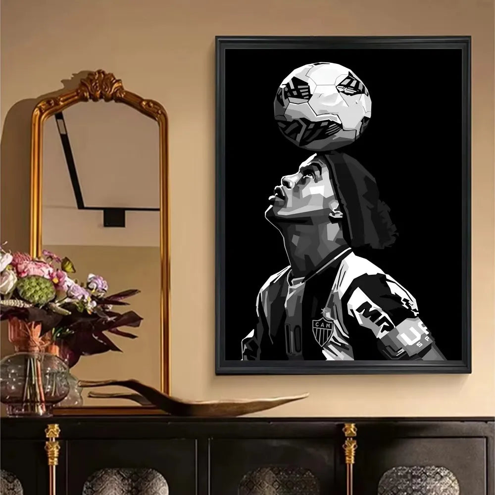 Ronaldinho Magic Wall Art 🔥🇧🇷⚽ | La Magie Du Football Sur Ton Mur