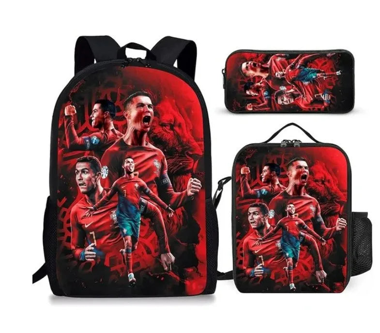 ⚽🔥 Le pack scolaire CR7 complet ! | 3 pièces pour l’école 🎒