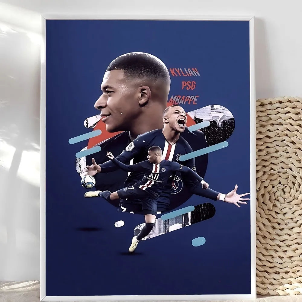 Mbappé Speed Wall Art 🔥⚡🇫🇷 | La Vitesse d'un Champion Sur Ton Mur