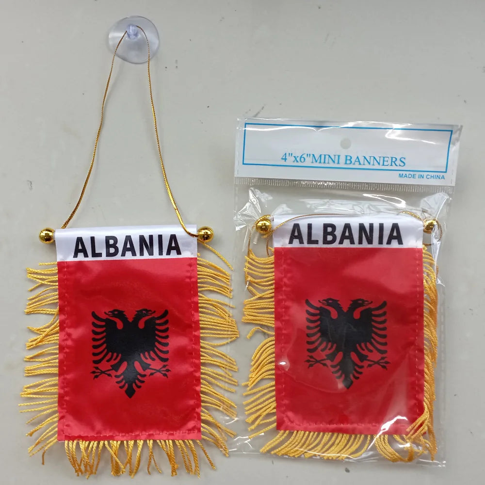 Albania Mini Flag 🔥🇦🇱 | Emporte L'Albanie Partout Avec Toi