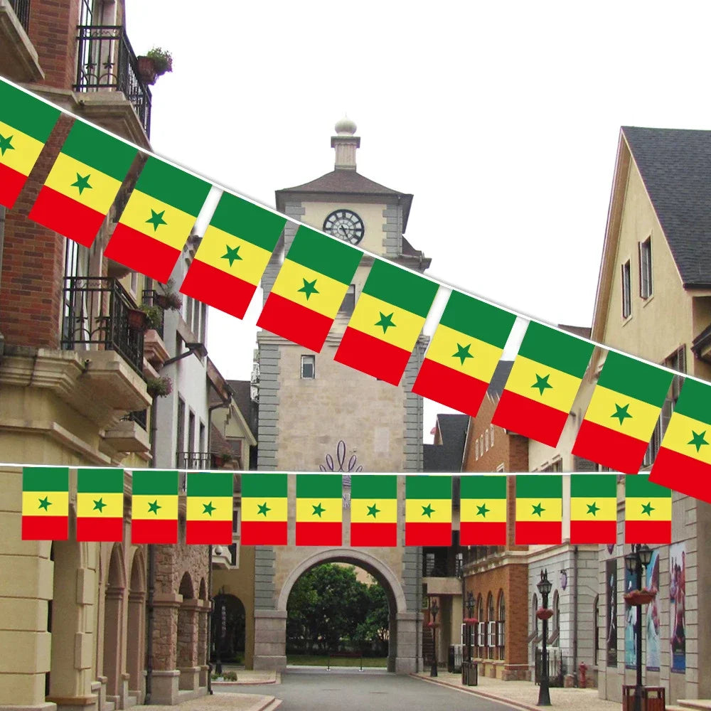 Senegal Bunting Flags 🔥🇸🇳 | Décore Tes Fêtes Avec Style