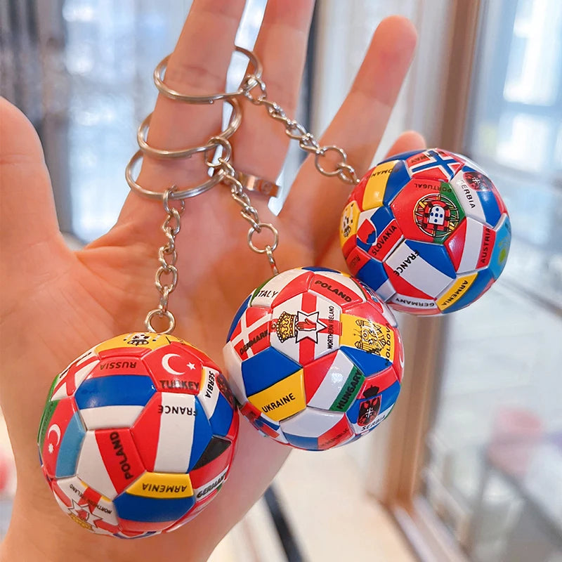Porte-clés Football 32 Nations ⚽🔥 | Accessoire Sac & Clé Sport Style 2026