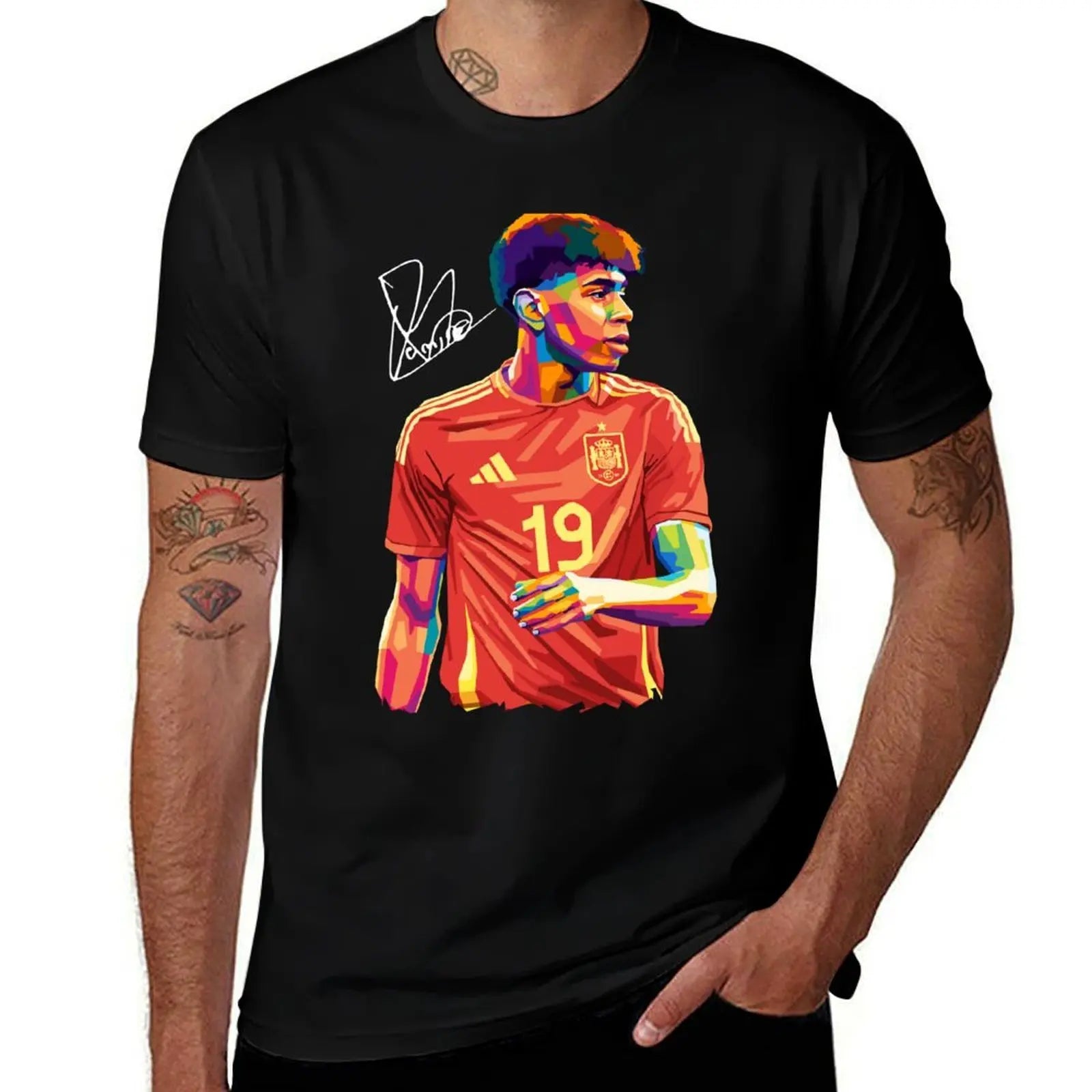 Yamal Pop Art 🔥⚽ | T-Shirt Football Stylé pour Fans de Barça