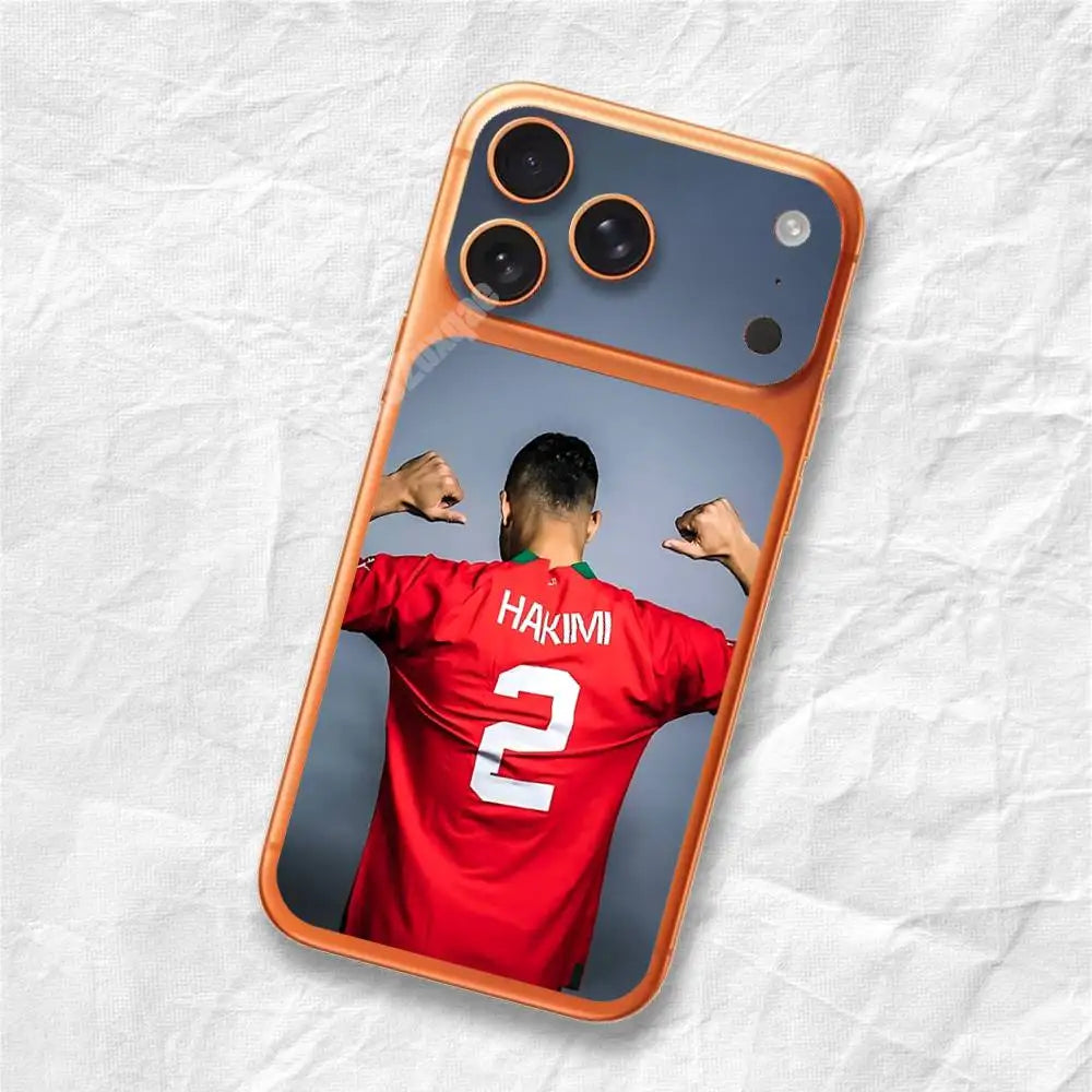 Hakimi 🇲🇦🔥 Protection iPhone 17 Pro | Style Football Maroc Ultra Clean