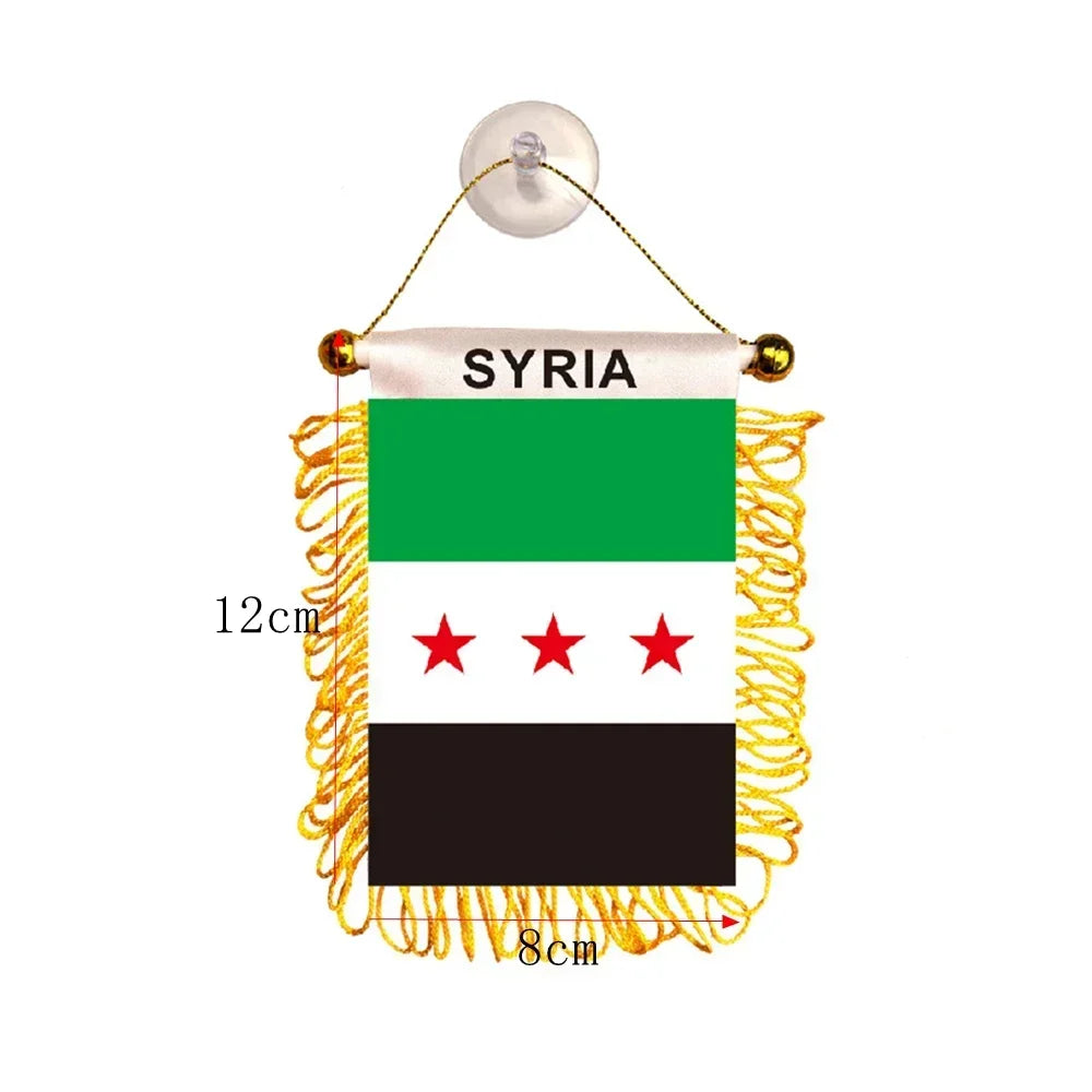 Syria Mini Flag 🇸🇾🔥🏳️ | Décore Ton Espace Avec Fierté