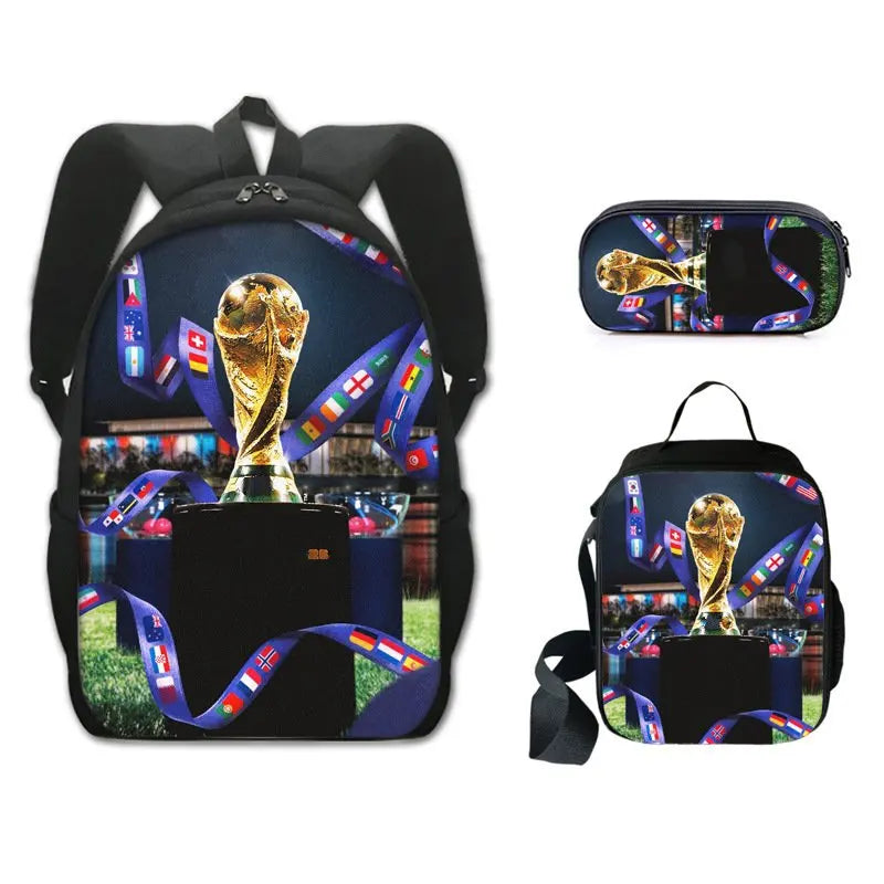 Sac à Dos Football 2026 🔥⚽ | Pack 3 Pièces pour Vrais Fans