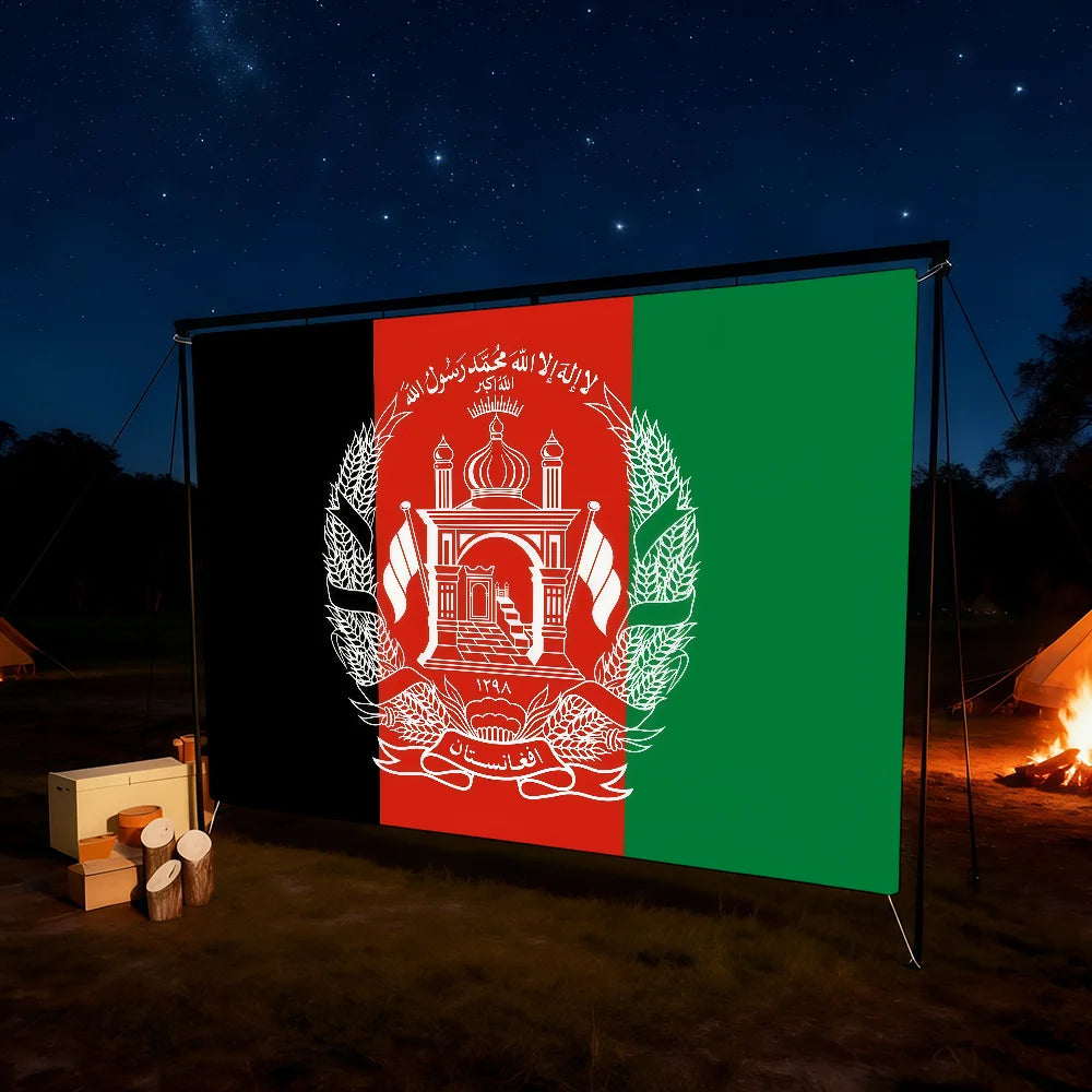 🇦🇫 Transforme ton espace ! | Drapeau Afghanistan Décoratif Ultra Stylé 🔥