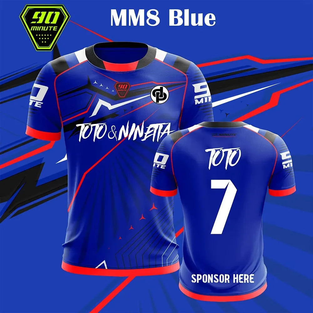 Maillot MM8 Football ⚽🔥 | T-Shirt Sport Respirant 2026 | Numéros 1-14 | Tailles K100 à 6XL