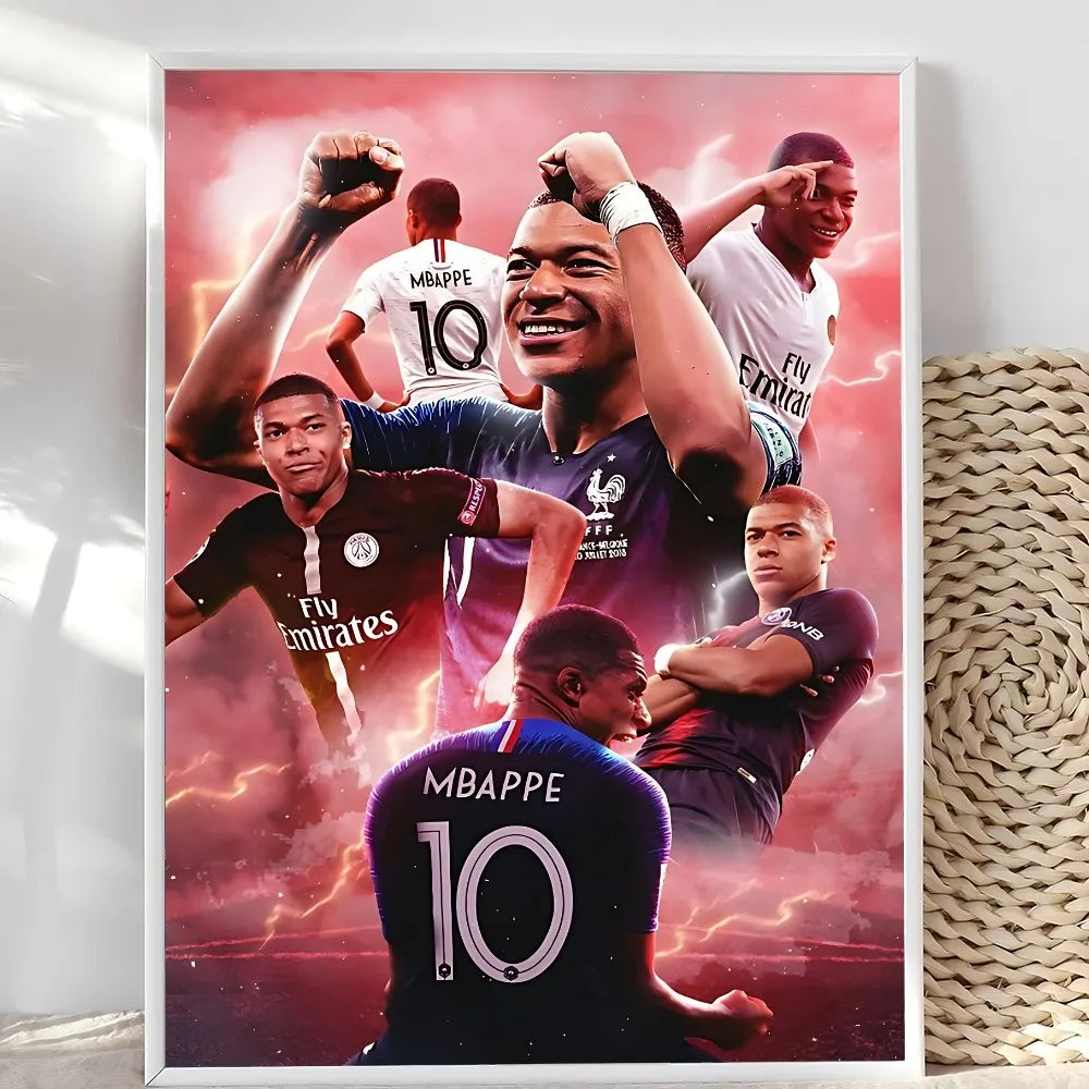 Mbappé Speed Wall Art 🔥⚡🇫🇷 | La Vitesse d'un Champion Sur Ton Mur