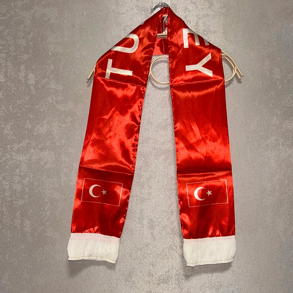 Turkey Fan Scarf 🔥🇹🇷🧣 | Porte Les Couleurs De La Turquie Avec Fierté
