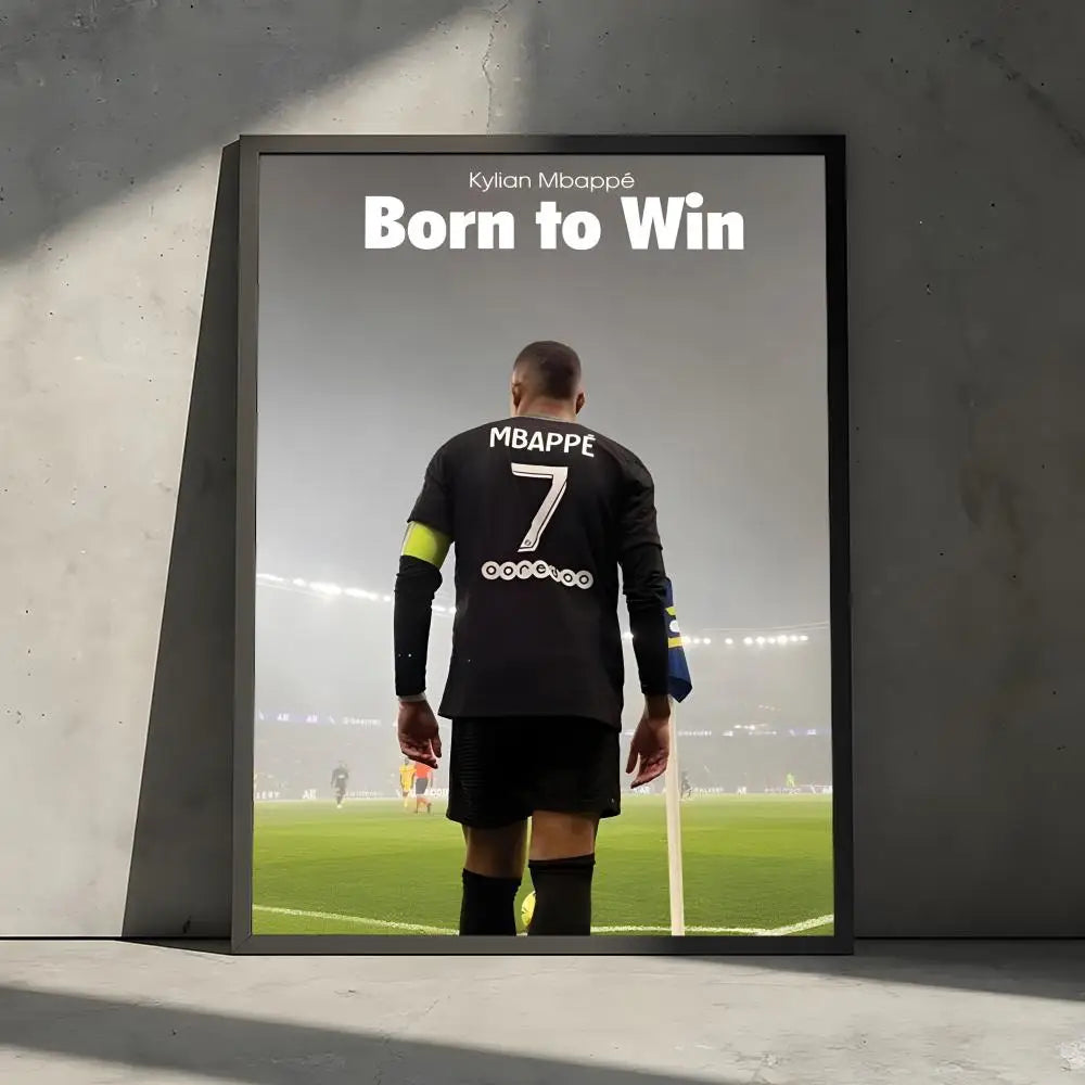 Mbappé Speed Wall Art 🔥⚡🇫🇷 | La Vitesse d'une Star Sur Ton Mur