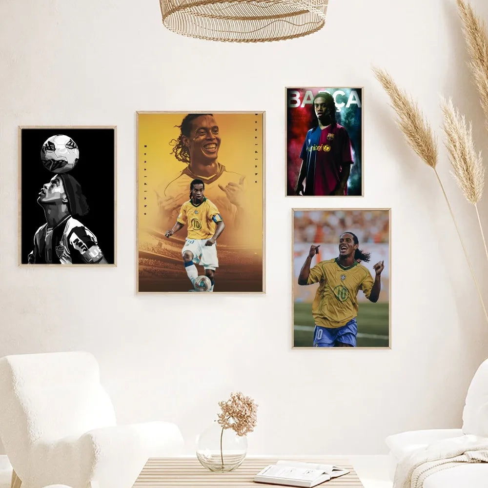 Ronaldinho Magic Wall Art 🔥🇧🇷⚽ | La Magie Du Football Sur Ton Mur