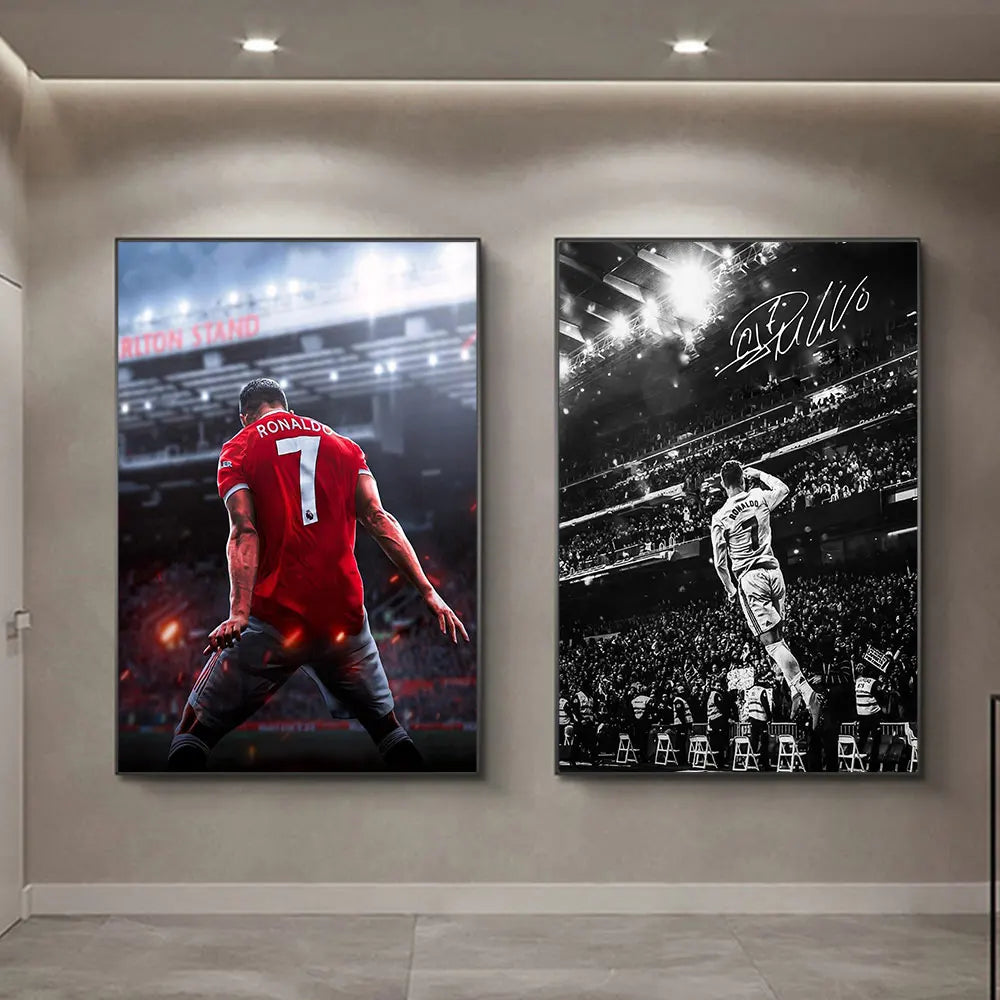 CR7 Wall Art 🔥🐐⚽ | La Mentalité D'un Champion Sur Ton Mur