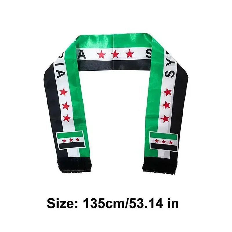 Syria Mini Flag Banner 🔥🇸🇾 | Déco Syrie Multi-Format, Polyester Premium, 3 Variantes