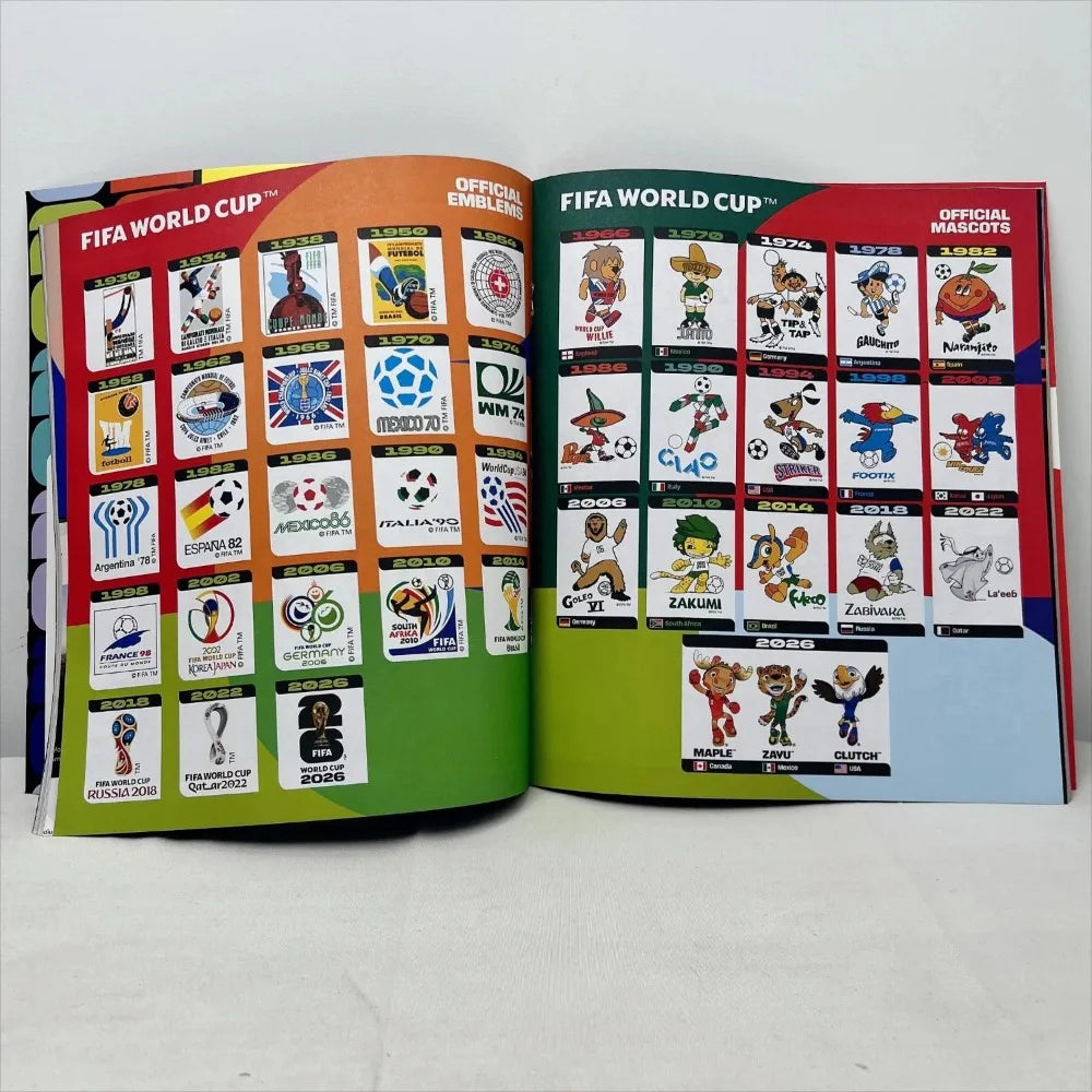 Boîte de 350 Autocollants Panini FIFA Coupe du Monde 2026 – 50 Paquets