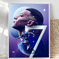 Mbappé Speed Wall Art 🔥⚡🇫🇷 | La Vitesse d'un Champion Sur Ton Mur
