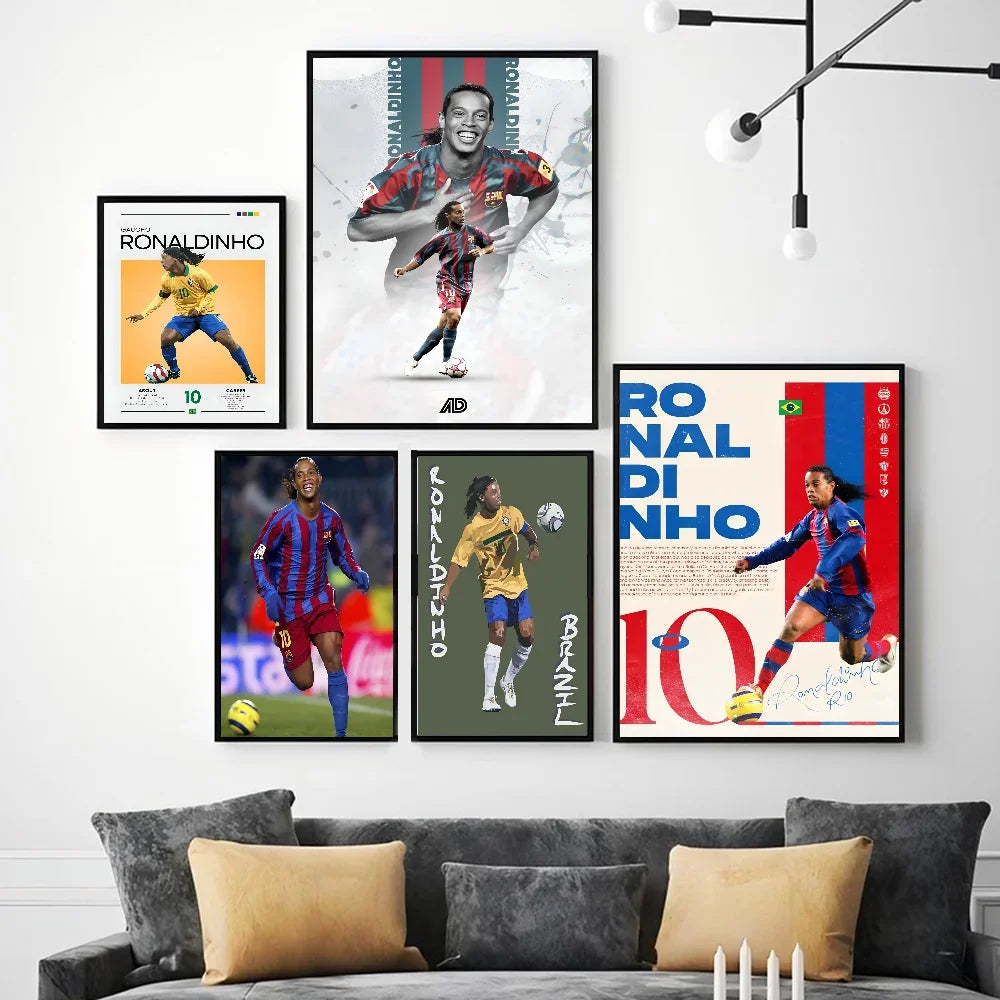 Dinho Magic Wall Art 🔥✨🇧🇷 | L'Art Et La Magie Du Football
