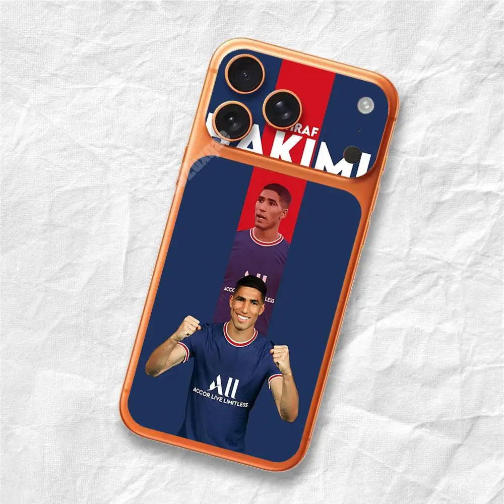 Hakimi 🇲🇦🔥 Protection iPhone 17 Pro | Style Football Maroc Ultra Clean
