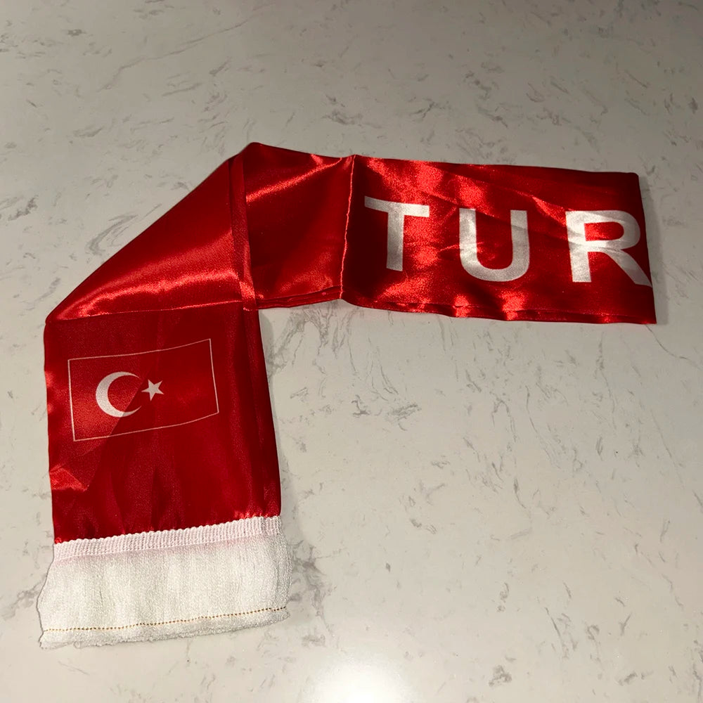 Turkey Fan Scarf 🔥🇹🇷🧣 | Porte Les Couleurs De La Turquie Avec Fierté