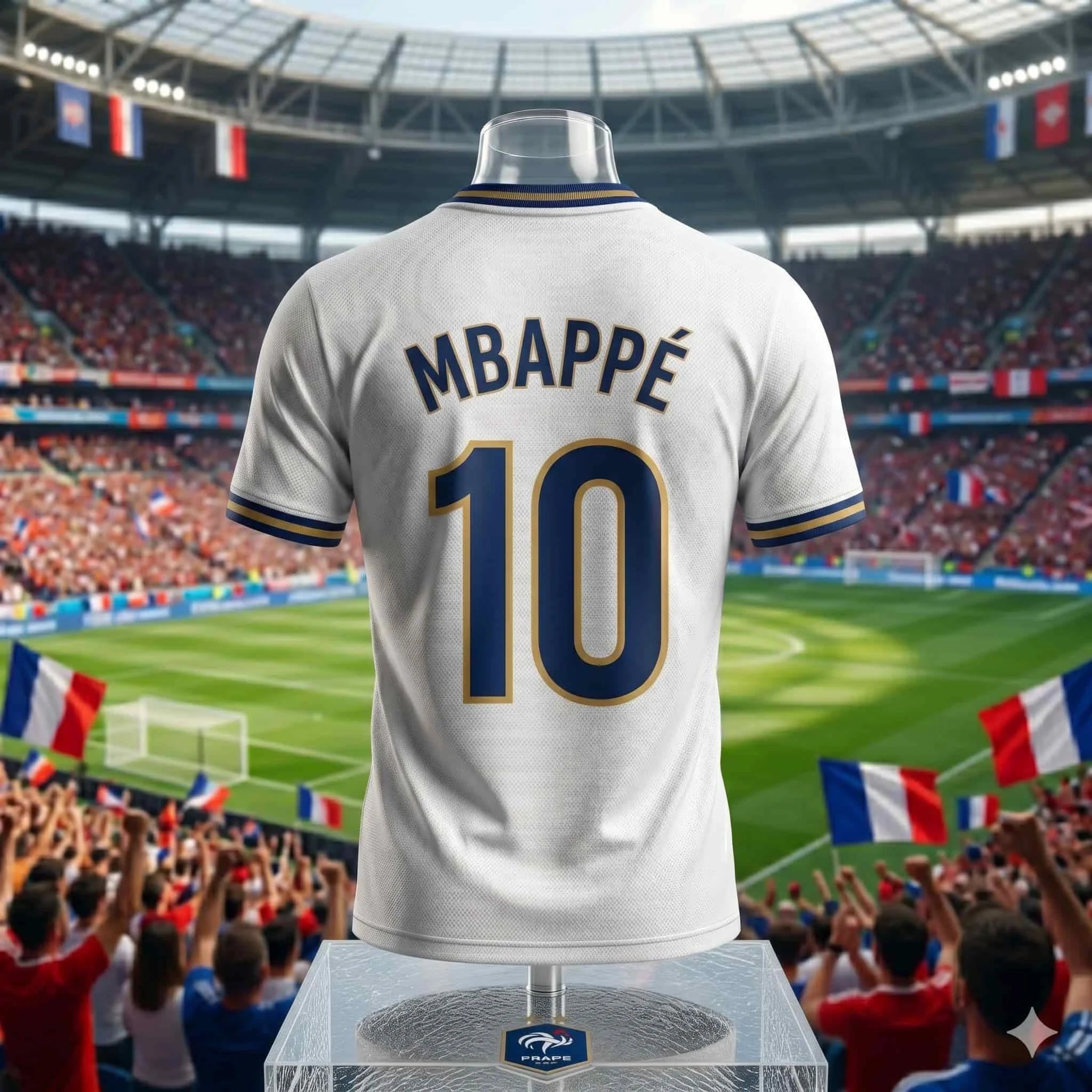T-Shirt France N°10 Junior ⚽ | Le Favori des Jeunes Supporters