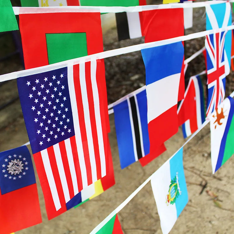 World Flags Banner 🔥🌍🚩 | Le Monde Réuni Dans Une Décoration