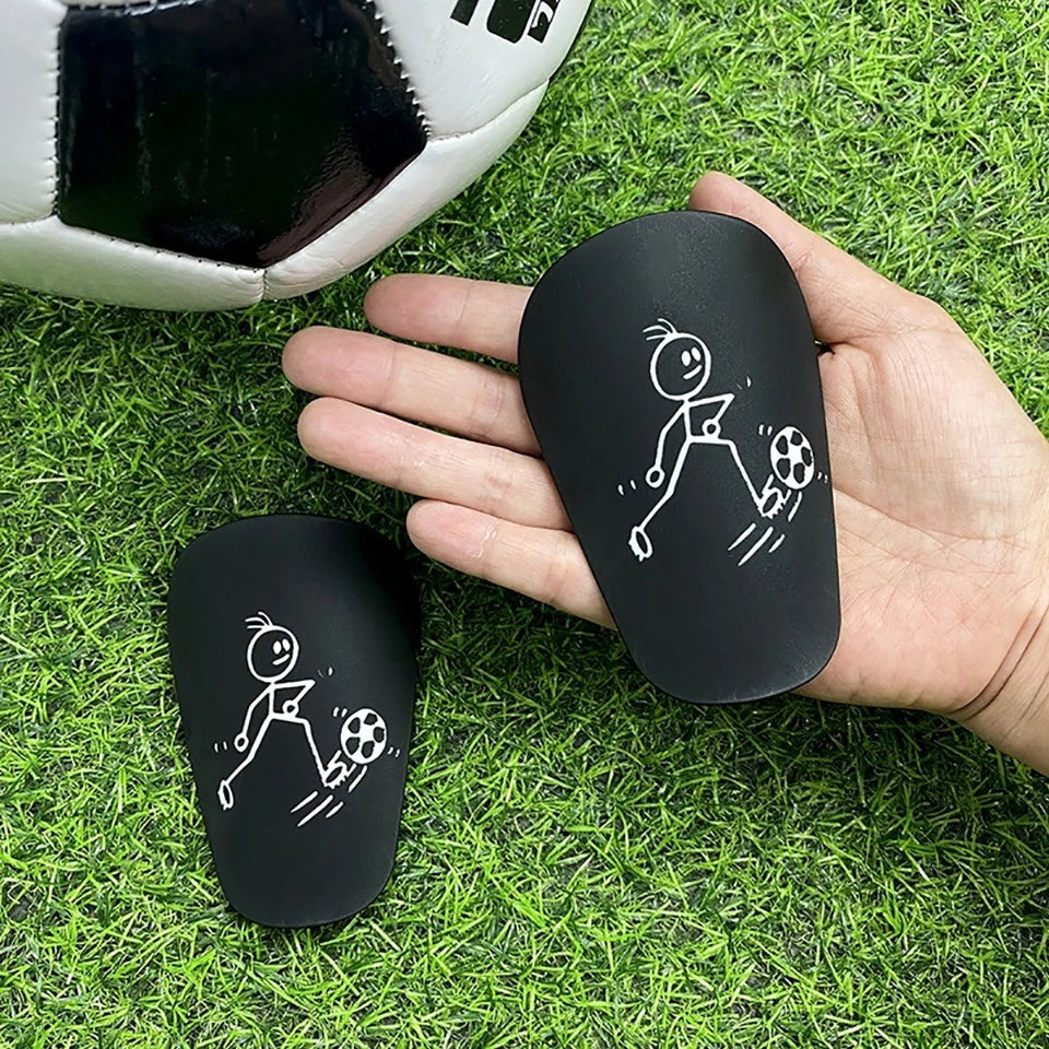⚽🔥 Protège-Tibias Loogdeel | Mini Shin Guards EVA+PP | XS & S | Noir & Blanc | Football Entraînement & Match