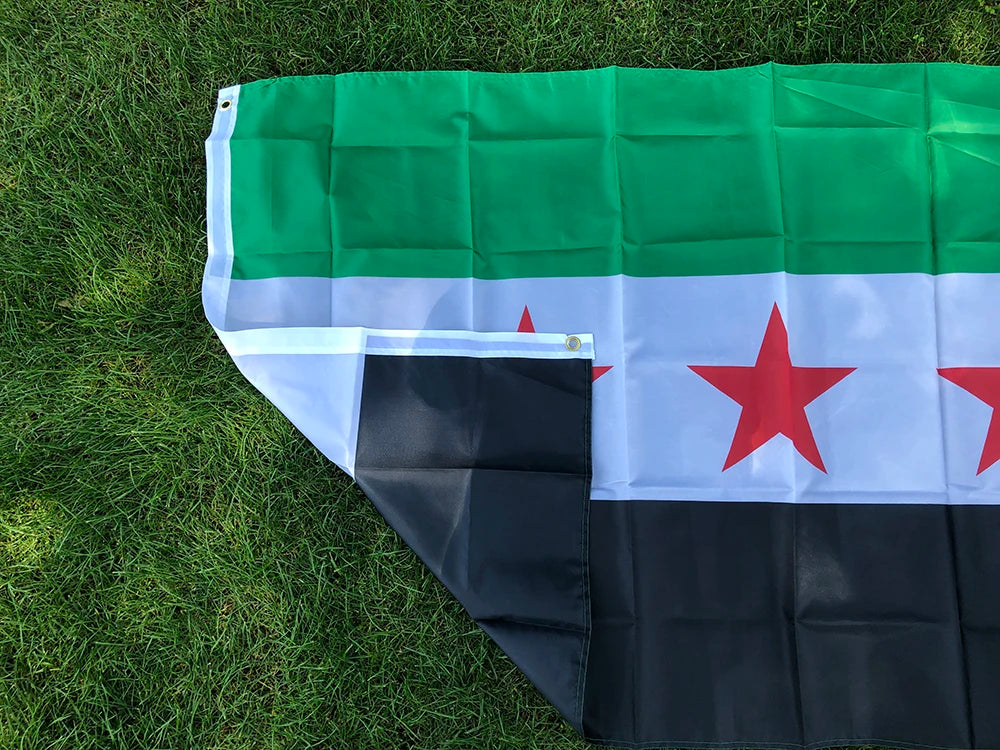 Syria Flag 90×150 🔥🇸🇾🏳️ | Affiche Tes Couleurs Avec Fierté