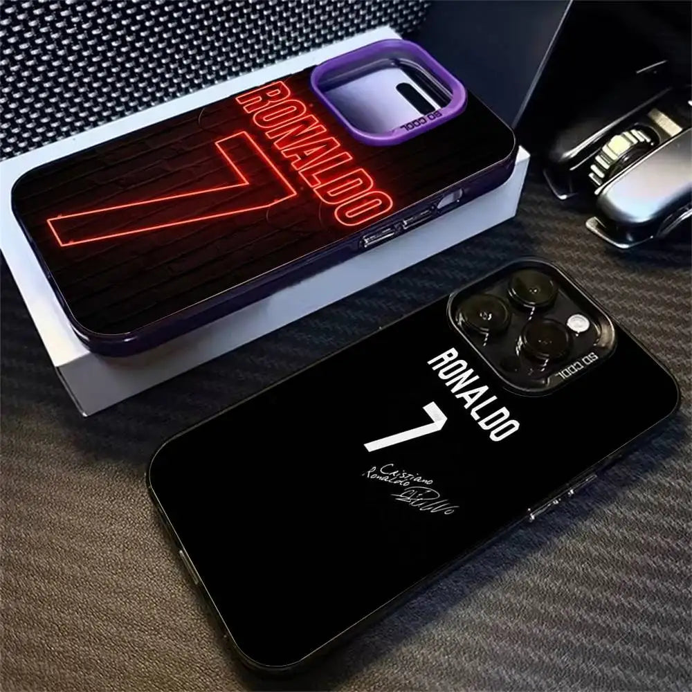 Coque iPhone The Relentless Number 7 | Cristiano Ronaldo CR7 | TPU Premium | iPhone 11 à 17