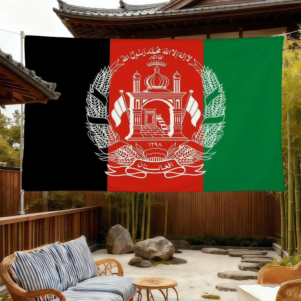 🇦🇫 Transforme ton espace ! | Drapeau Afghanistan Décoratif Ultra Stylé 🔥