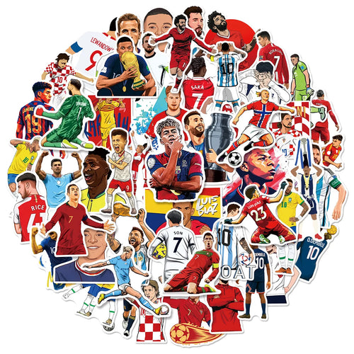 50 Stickers Football ⚽🔥 | Personnalise Tout Comme Un Pro